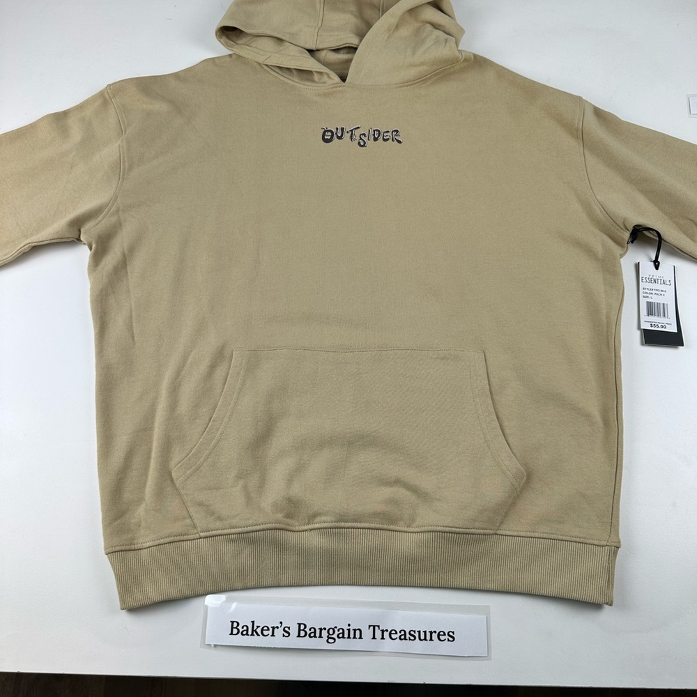 Men's Beige Hoodie